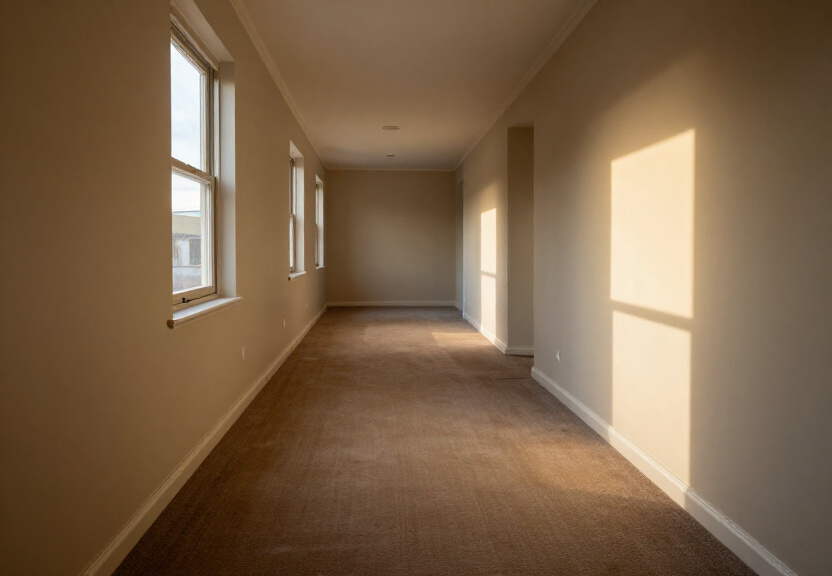 Restored living room in Rodd Point after flood restoration